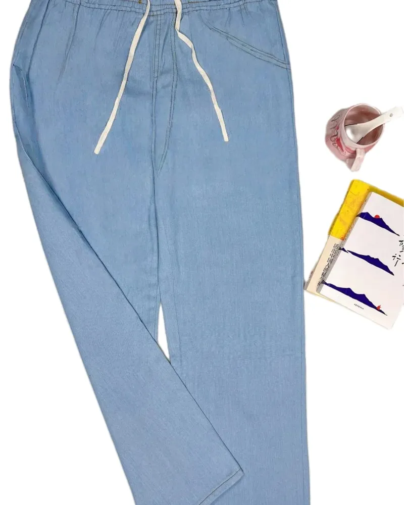 Men's Winter Loose Jeans Elastic Waist Wide Leg Y2K Denim Pants Straight Leg Comfortable Brand Men's Jeans