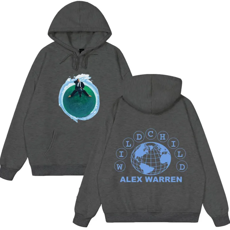 Alex Warren Album Wild child tour 2026 Merch hoodie Men Women Fashion pullover Long sleeves Loose Casual Vintage sweatshirts