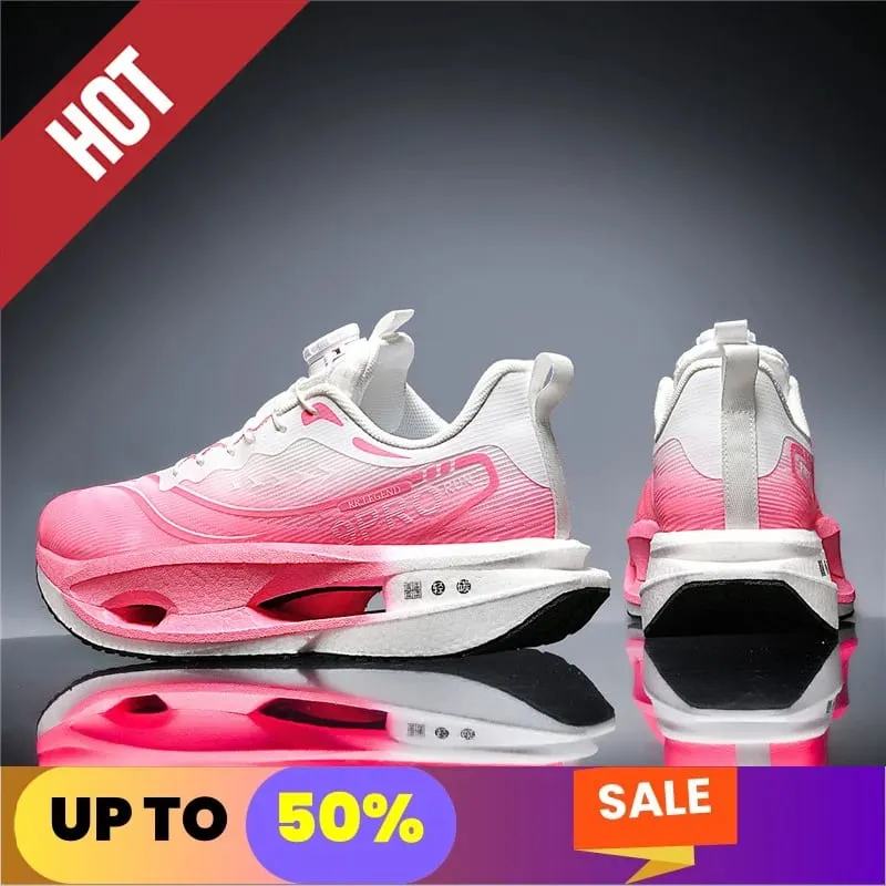 Air Running Shoes Men Sports Marathon Carbon Plate Breathable Lightweight Women Comfortable Athletic Leisure Sneakers Casual