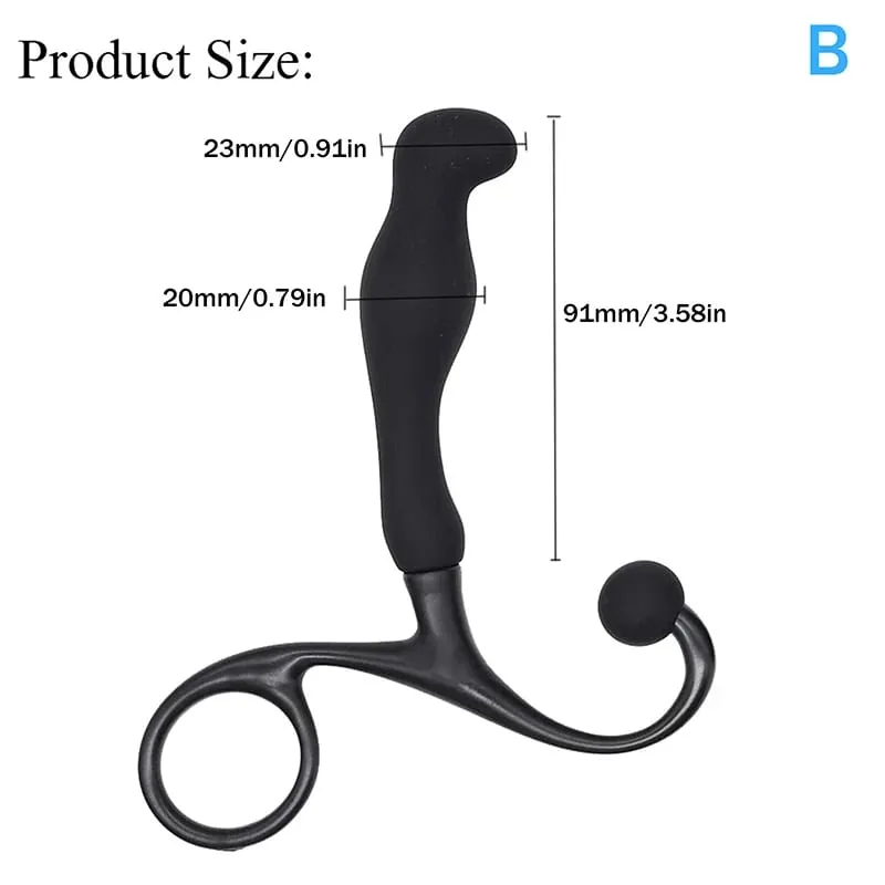 Silicone Anal Plugs Trainer Prostate Massage Butt Plugs Anal G-spot Clitoral Stimulation Anal Trainer Adult Products Sex Toys