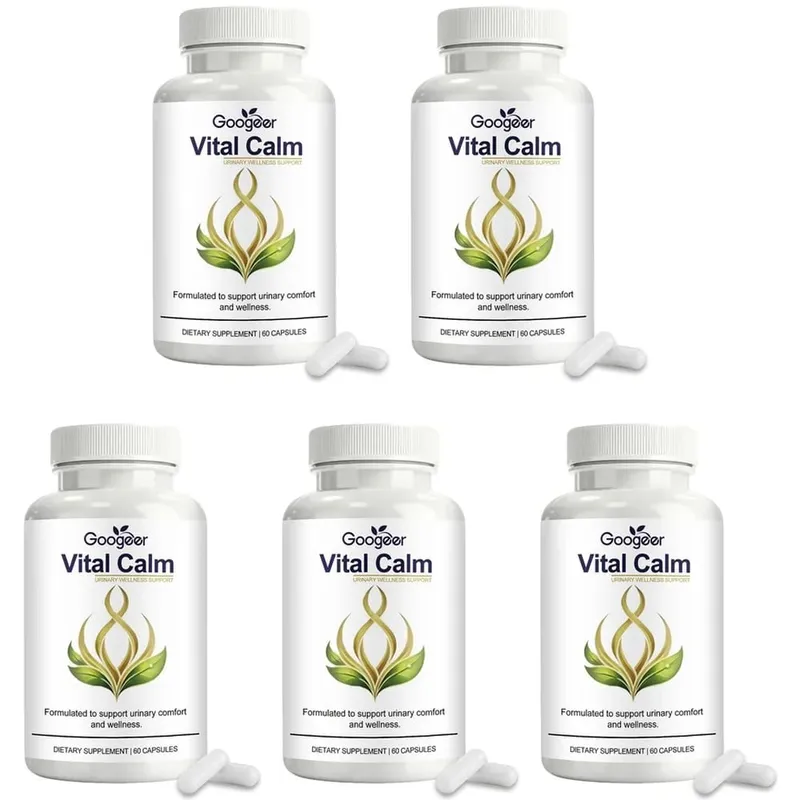 Googeer Vital Calm Capsules for Adult Urinary Wellness Support and Comfort with Magnesium and Cranberry Extract 60 Capsules — image 12
