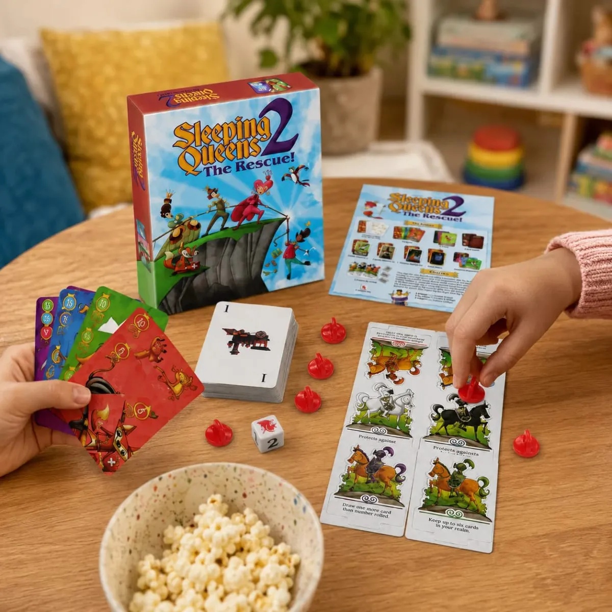 Sleeping Queens 2 The Rescue Fantasy Card Game Kids Strategy Adventure Family Party Travel English Version