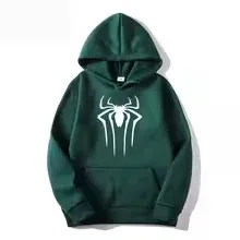 Latest Fashion Men's and Women's Hoodies Casual Hoodies Unisex Trendy Printed Spider Pattern Hoodies