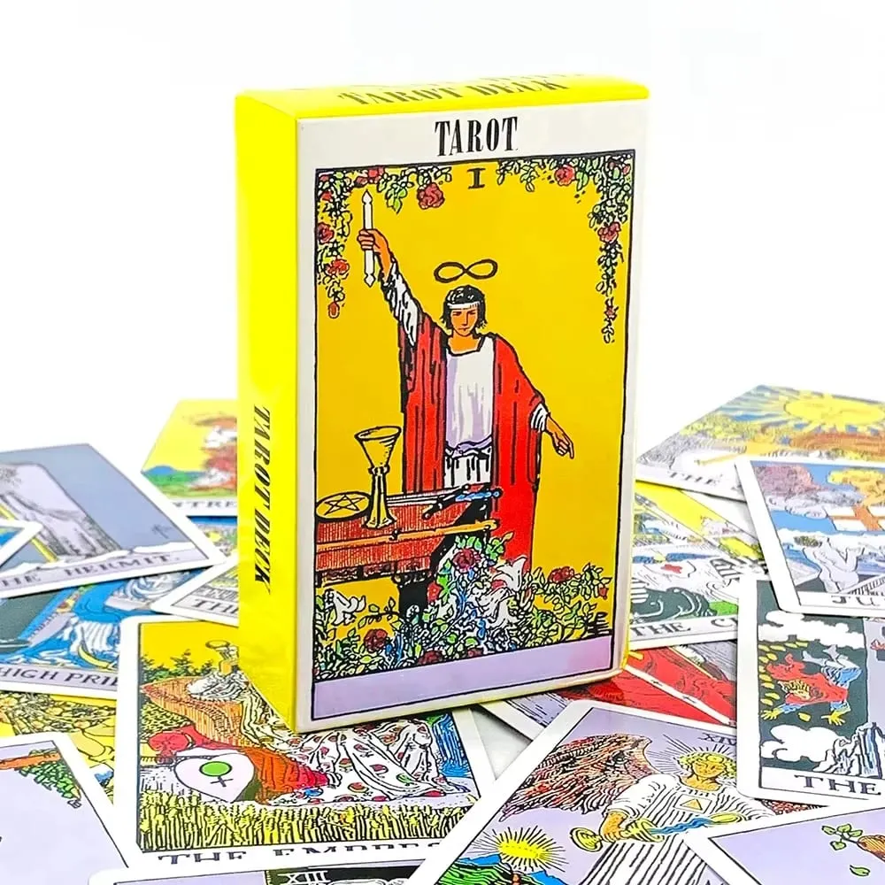 Tarot Oracle Divination Edition Borad Playing Games with English/Spanish Family Entertainment Board Game Fate Card Christmas