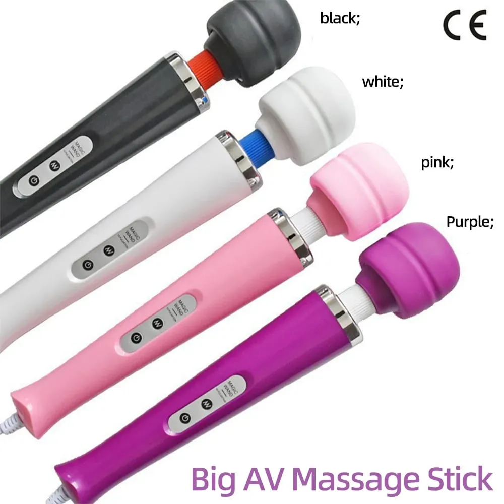 Vibrador av para adultos, brinquedos sexuais, varinha mágica poderosa, estimulação do ponto g, massageador, clitóris, brinquedos sexuais para mulheres, masturbação