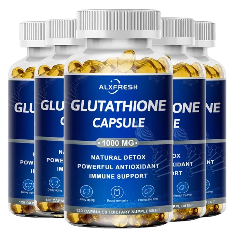 Liposomales Glutathion 1000 mg – Antioxidatives und immununterstützendes Nahrungsergänzungsmittel – Entgiftung und Leberunterstützung