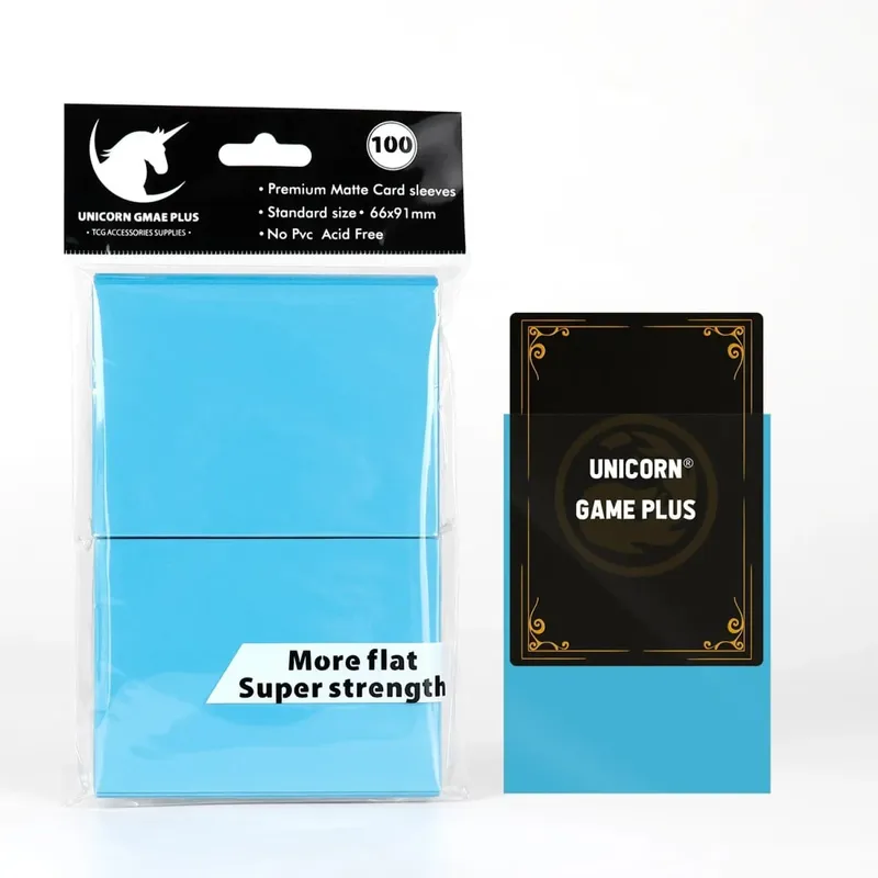100pcs 2.5"x3.5" Premium Trading Card Sleeves 66x91mm Standard Sized Board Game Cards for MTG Magic Gathering Lorcana Game Card