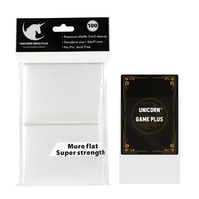 100pcs 2.5"x3.5" Premium Trading Card Sleeves 66x91mm Standard Sized Board Game Cards for MTG Magic Gathering Lorcana Game Card