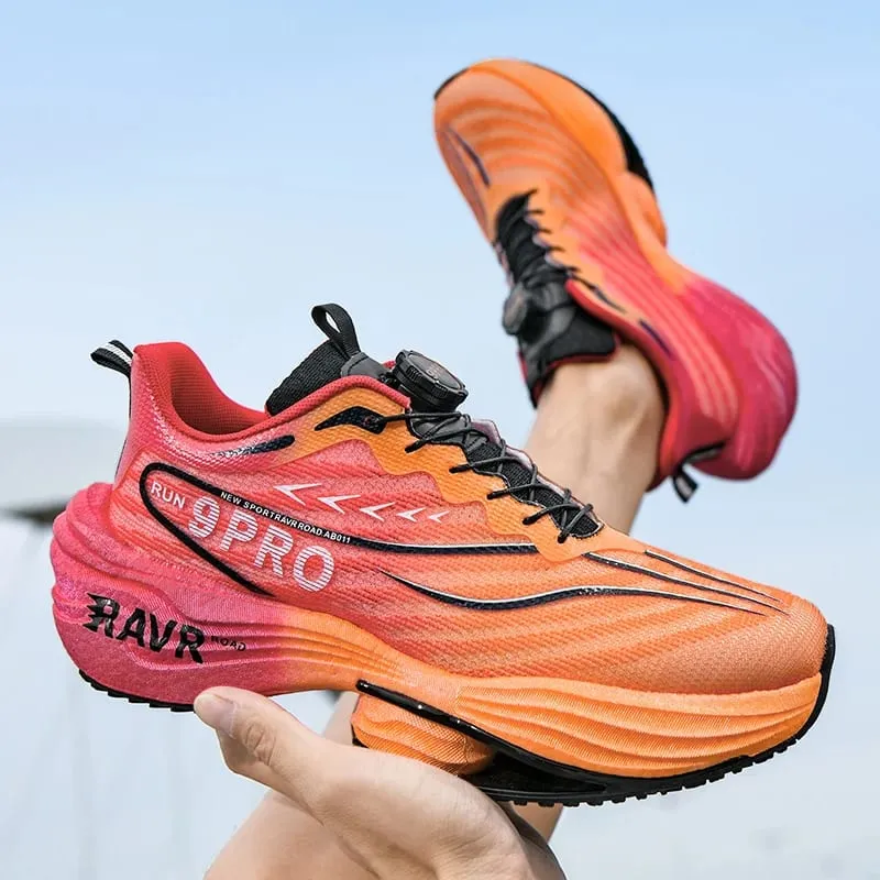 Men's New Sneakers Carbon Plate Cushioning Running Shoes 9PRO MAX Jogging Breathable Mesh Non-Slip Outdoor Shoes Off-road Shoes