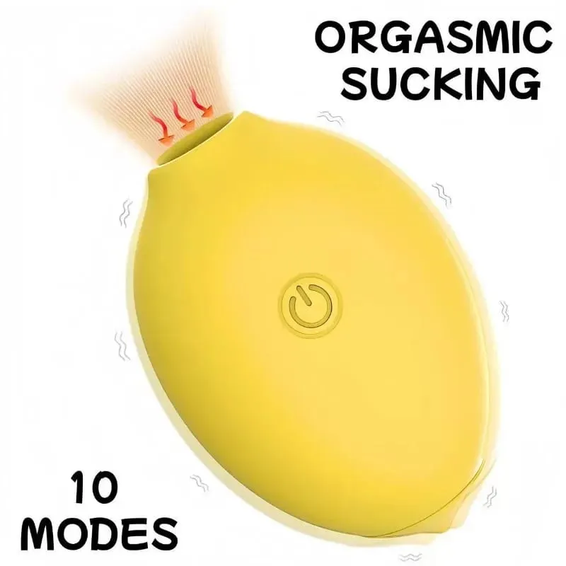 Lemon Vibrating Egg Clit Sucking Licking Sucking Female Sex Toy G-Spot Massager Supplies Vibrating Masturbator