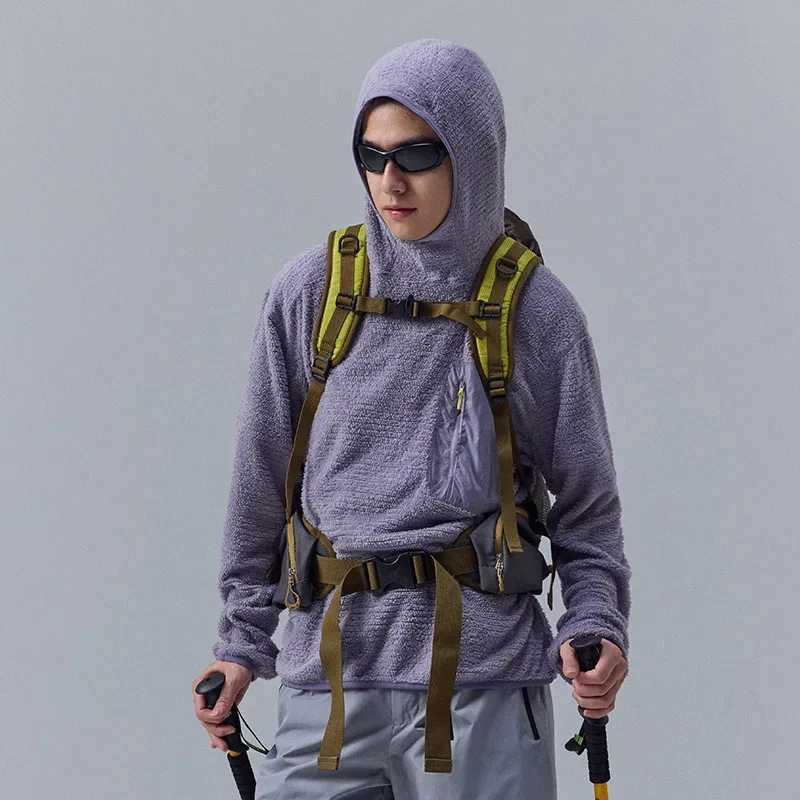 Thermolite® All Season 190g Ultra-light Breathable Thermal Hoodie Urban Outdoor Techwear Mid-layer with Thumbholes & Zip Pocket