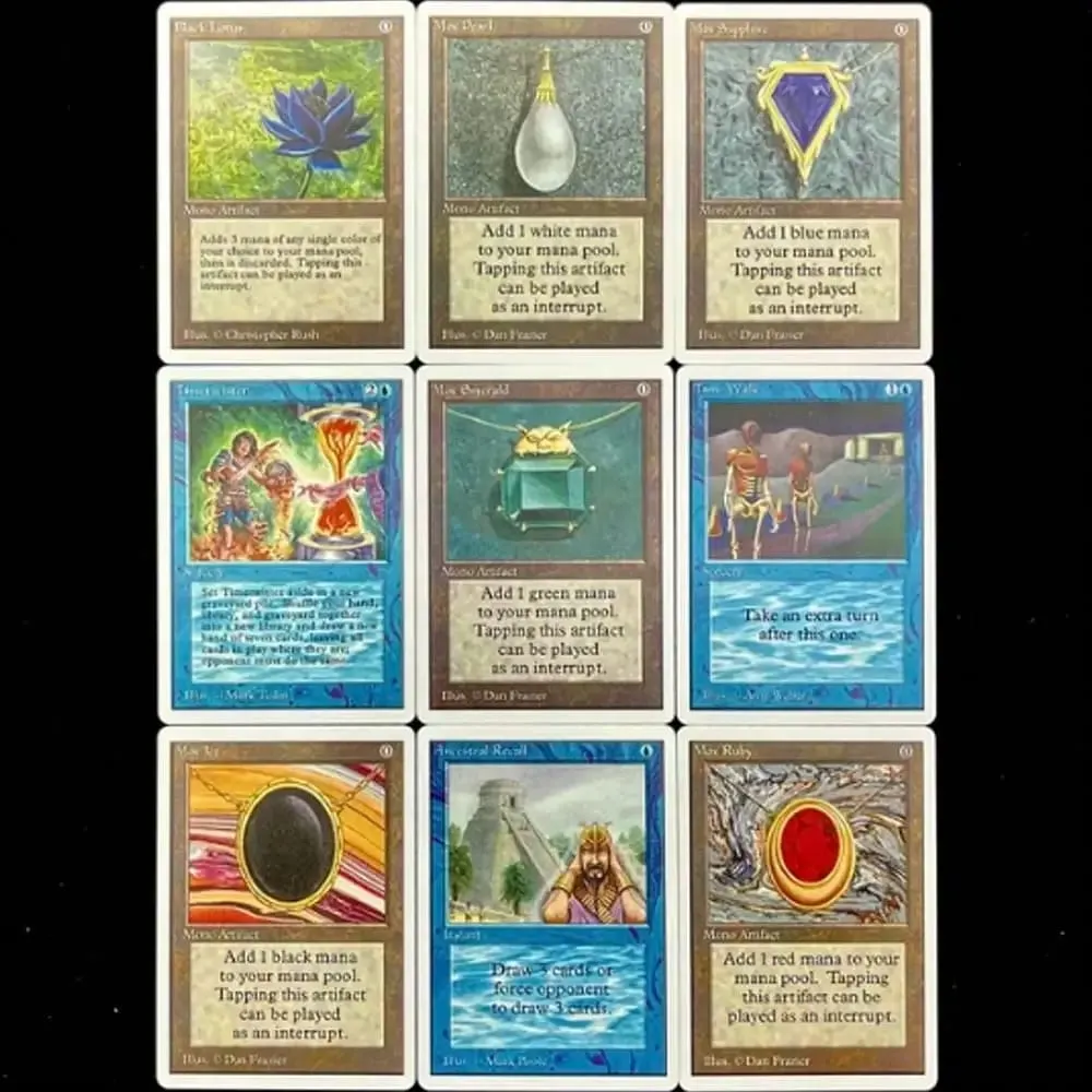 324 Pcs Black Core Cards P9 Dual Land Fetch Land Shock Lands MTG Cards