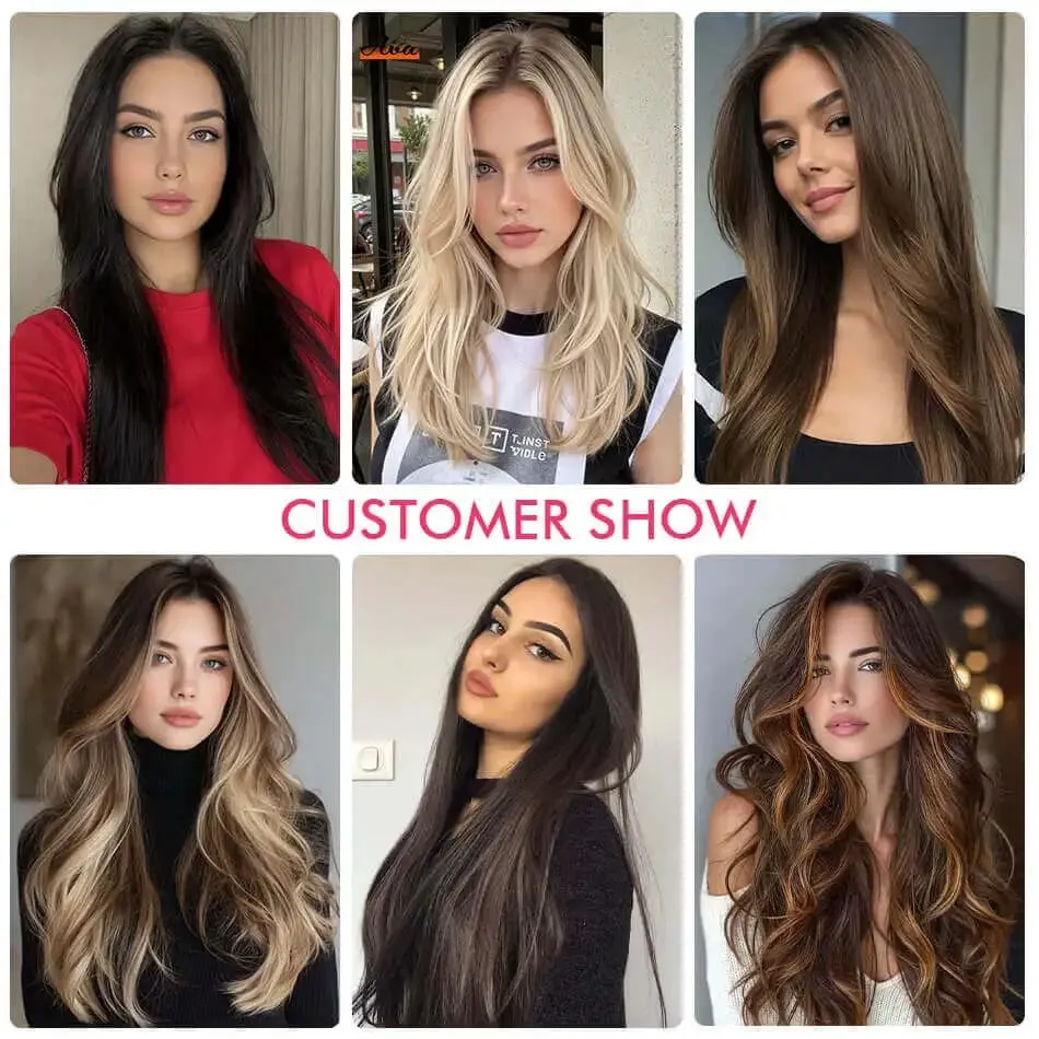 Invisible PU Weft Clip In Extension Human Hair 7Pcs 110g/set Clip Ins Human Hair Extensions 14-24Inch Silk Straight Clip On Hair