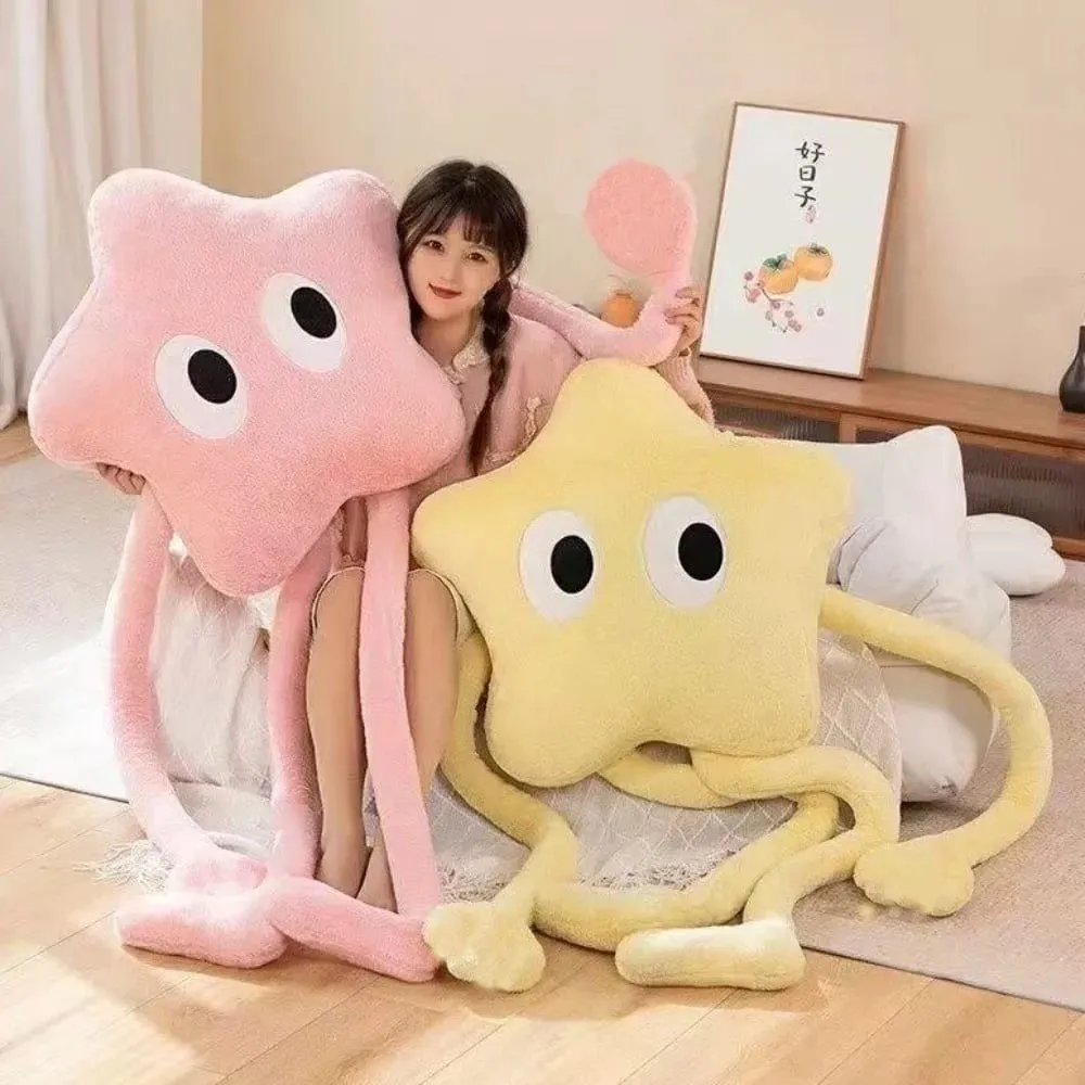 New 110cm Star Plush Pillow Plush Soft Stuffed Cushion Throw Pillow Gift