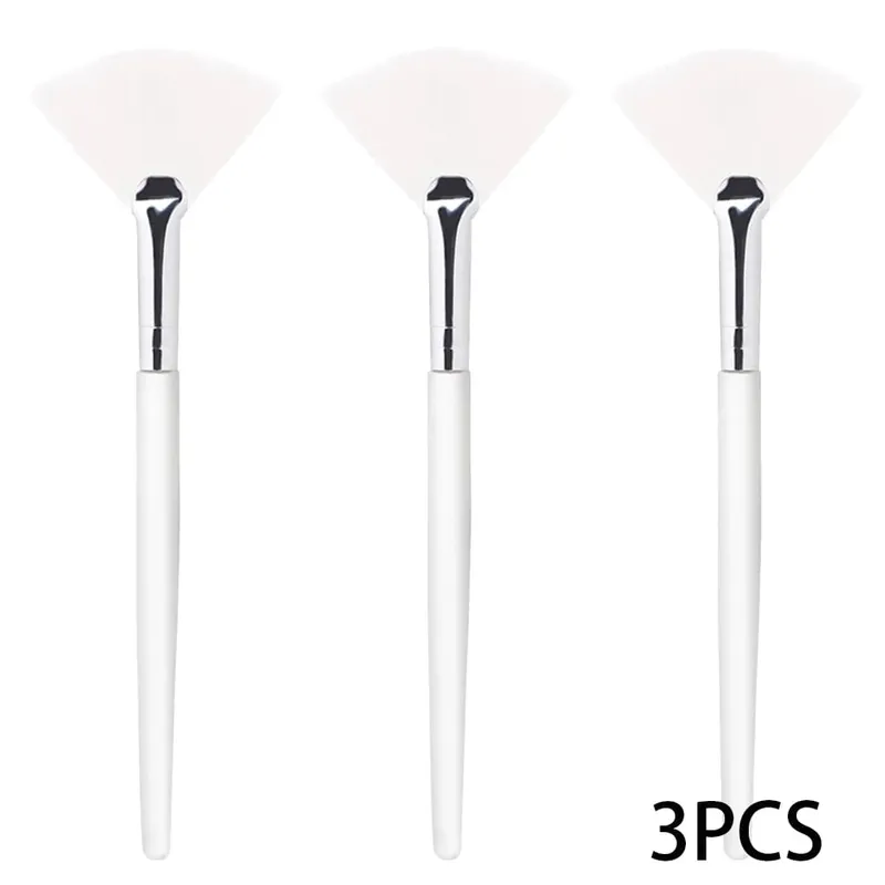 3/9/15 Pieces Facial Fan Mask Brushes Soft Mask Brush Applicator Esthetician Facial Mask Brushes For Women Girls Cosmetic Tools