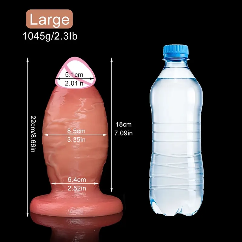 Tyk dildo til analsex legetøj 18+ flydende silikone buttplug Kæmpe anal realistisk dildoer Stout stik kvinder mænd homoseksuelle onani