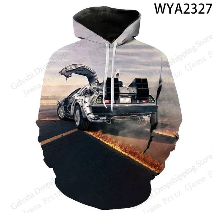 Movie Back To Future 3d Print Hoodie Men Women Fashion Hoodie Sweatshirt Outwear Coat Men Hoodies Winter Clothes Sportwear