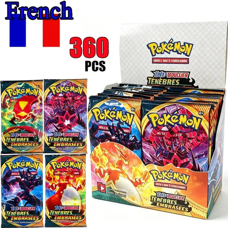 English French Spanish Pokémon Cards Game CROWN ZENITH SILVER TEMPEST Lost Origin Brilliant Stars Carte Pokémon Collection Toys