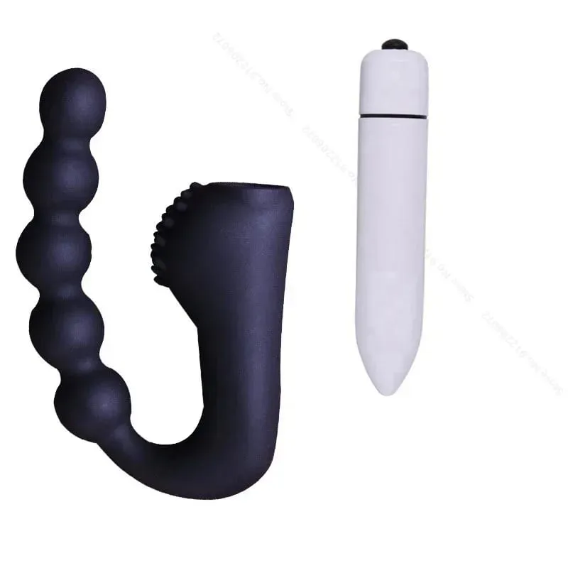 Beads Vibrating Prostate Massager Anal Plug Waterproof Motors 10 Speeds Stimulation Butt Anus Silicone Men Women Sex Toys — image 11