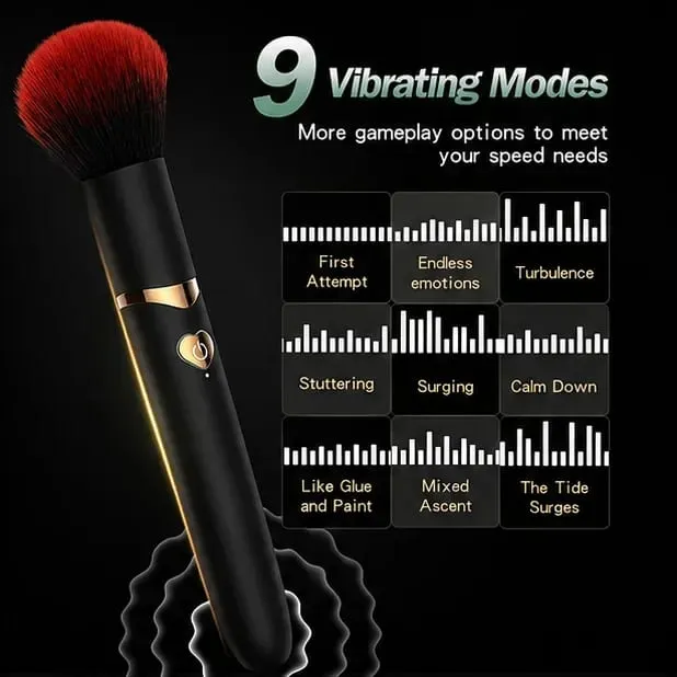 Makeup Brush AV Wand Vibrator Adult Supplies Powerful Massage Clitoris for 18+ Automatic G Spot Vaginal Stimulate for Sex Toy