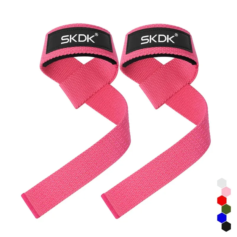 1 Pair Weightlifting Wrist Straps Strength Training Adjustable Non-slip Gym Fitness Lifting Strap Wrist Support Sports Grip Band