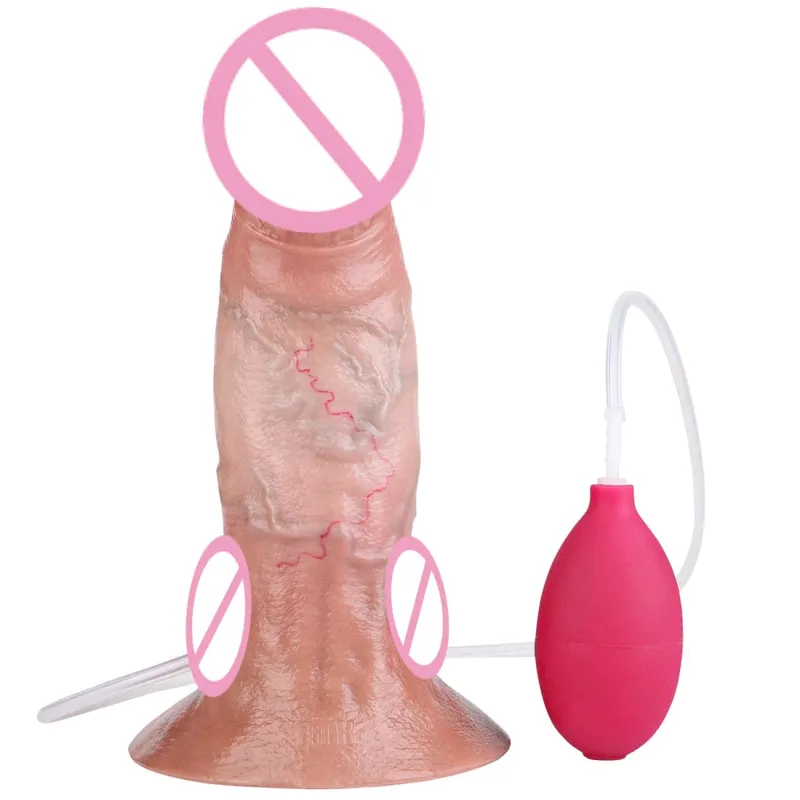 Squirting Dildo G‑Spot Stimulator Silicone Sex Toy Intimate Waterproof Adult Toy For Female Vaginal Private Masturbation