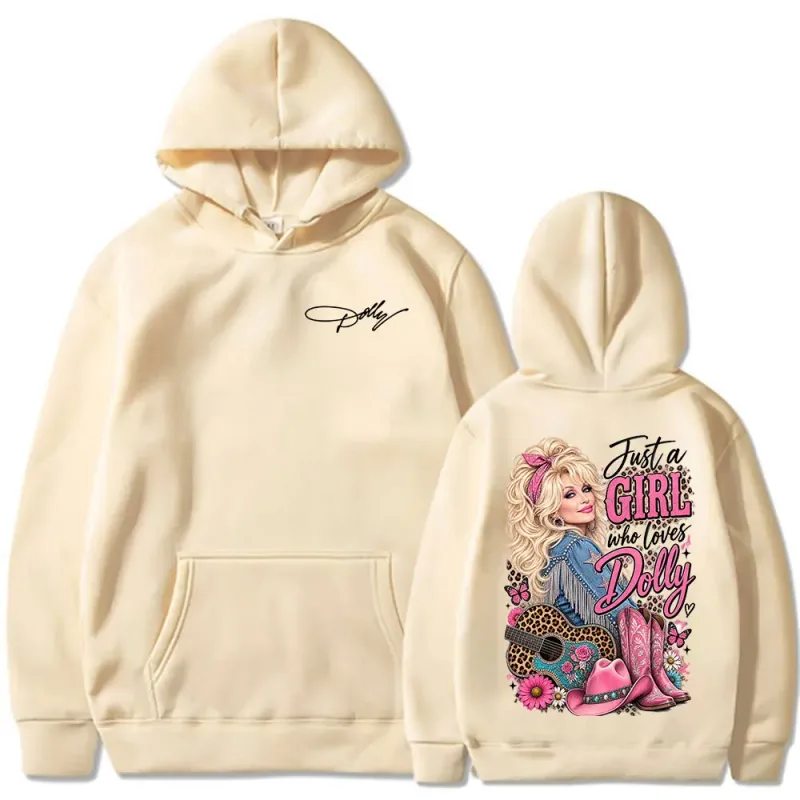 Dolly Parton Country Music Hoodies Men Women Clothing Fashion Harajuku Pullovers Casual Long Sleeve Oversized Hooded Sweatshirts