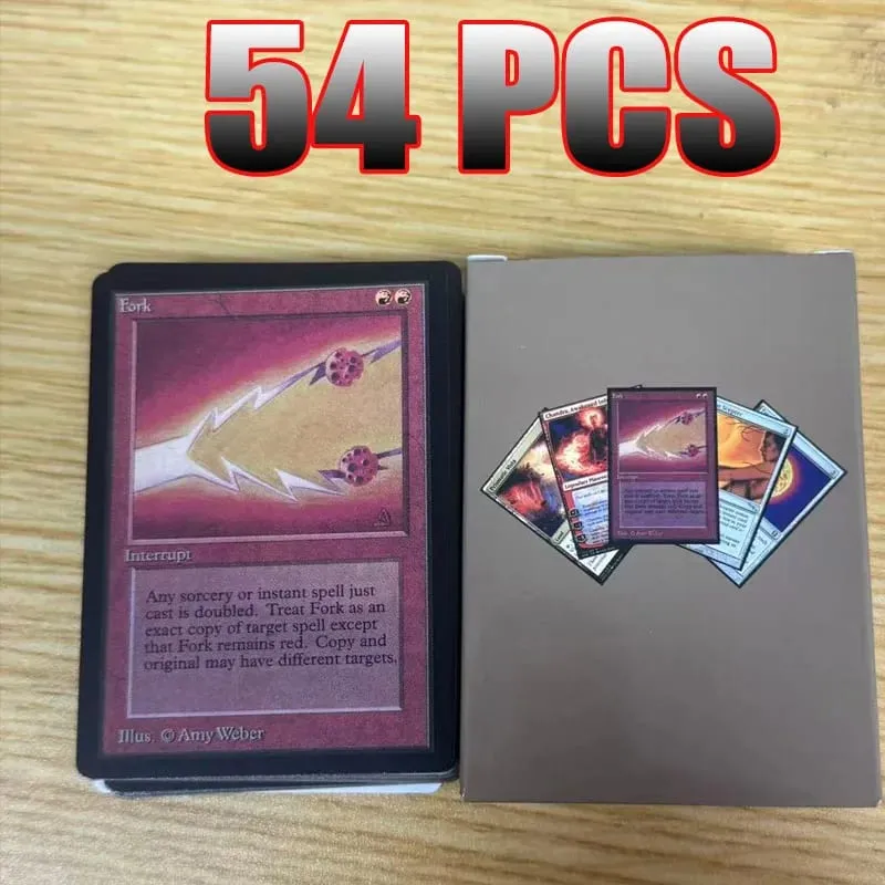 54 Pcs Black Core Cards P9 Dual Land Fetch Land Shock Lands Cards