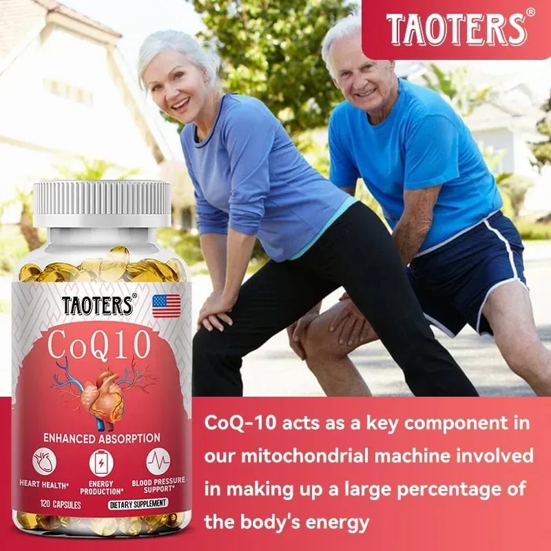 CoQ10 400mg - High Absorption Coenzyme Q-10 Non-GMO Gluten Free Vegan Dietary Vitamin Supplement Antioxidant Support