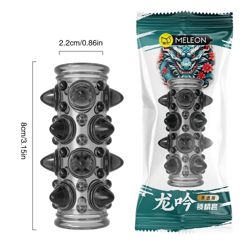Elastic Cock Rings With Particle Sex Toys G-spot Penile Sleeve Stimulation Dotted Lasting Cock Rings Adult Supplies Sex Products