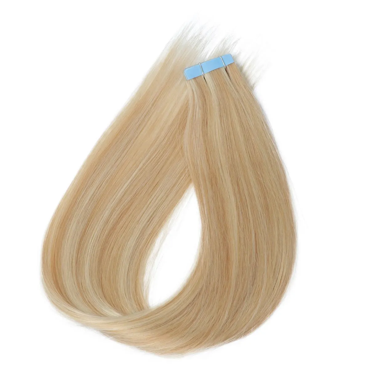 MRS Hair 4x0.8cm HAIR Tape in Hair Extensions Human Hair Natural Real Skin Weft Adhesive Tape Ins 20pcs