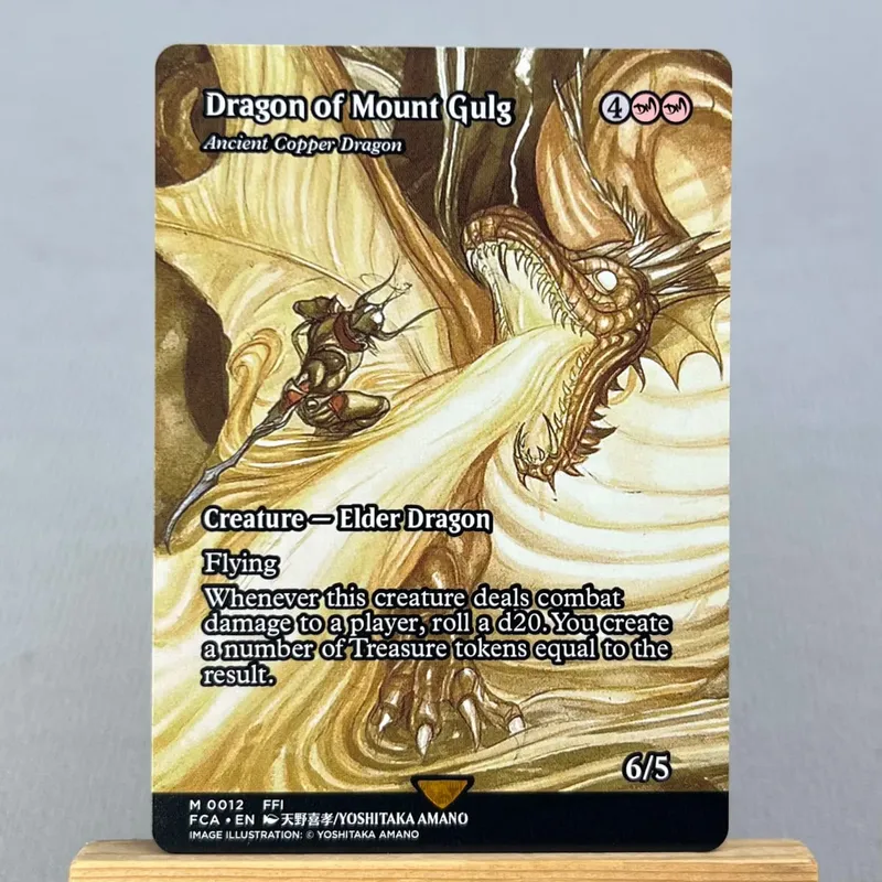 FIN FCA FIC HOLO14-Ⅰ02 Tcg Proxy Cards Vivi Ornitier Summon Bahamut Rhystic Study Y'shtola Night's Blessed