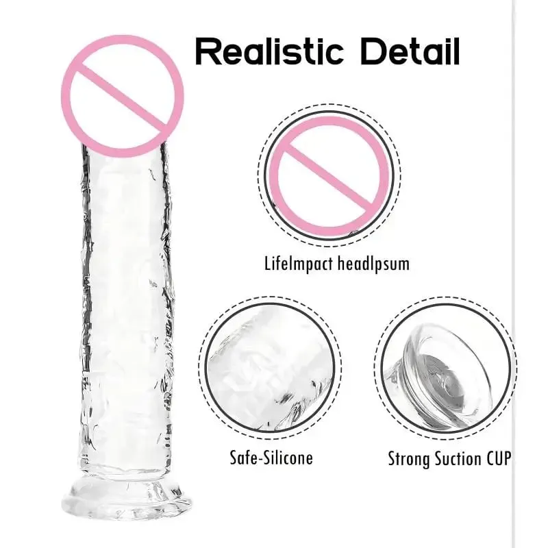 7 Sizes Dildo With Suction Cup Huge Jelly Dildos Sex Toys For Woman Men Fake Dick Big Penis Anal Butt Plug Sex Shop 18+