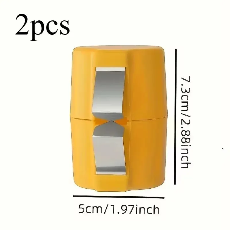 2pcs Egg Separator & Peeler - Quick & Easy Manual Egg Separator with Blades Non-Slip Base Compact Design for Home Cooking Bak