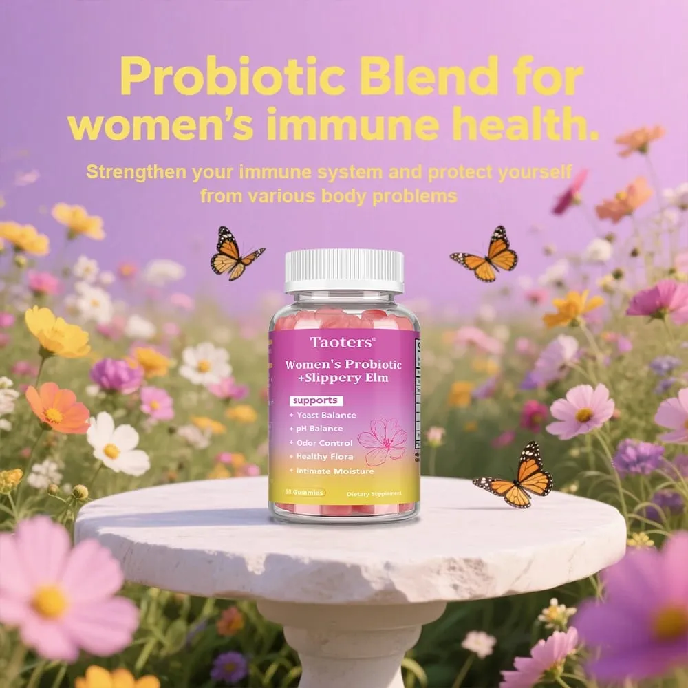 Women's Probiotics for Women Gummies Supports Women's Health - Ph Balance Healthy Odor Supports Gut Immune Health-60 Gummies