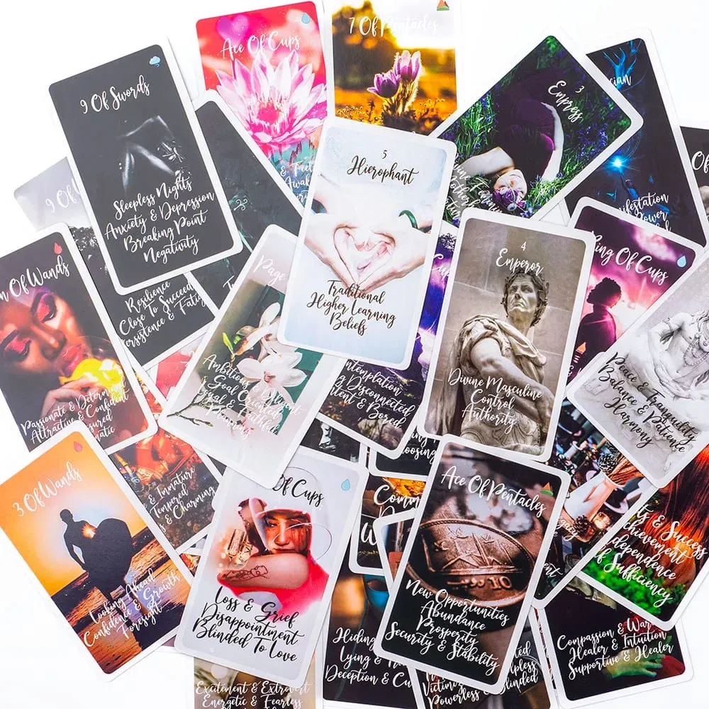 New Arrival 78Cards Twin Flame Awakened Path Tarot Deck Card 10.3x6cm For Family Party Fortune Telling Divination Game