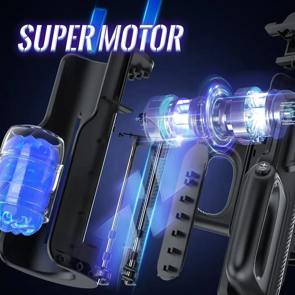 Leten 雙把手性愛機器強力電動男性自慰器成人玩具 2 軟套語音陰莖訓練器性玩具 — image 4
