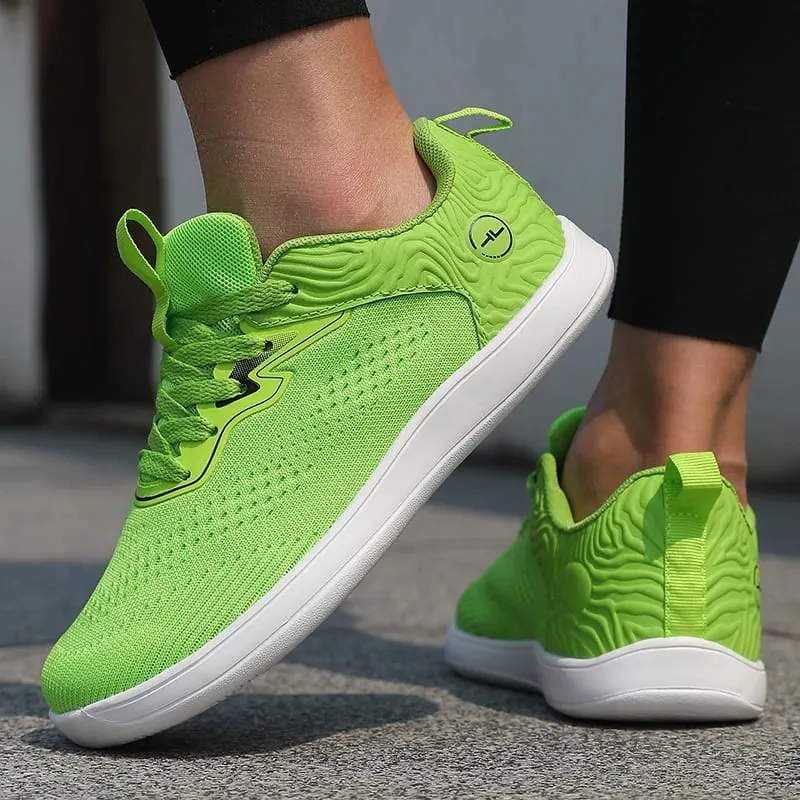 Wide Toe Green Apple Unisex Jogging Shoes Men Casual Sneakers Mesh Breathable Anti Slip Street Walking Loafers Daily Wear