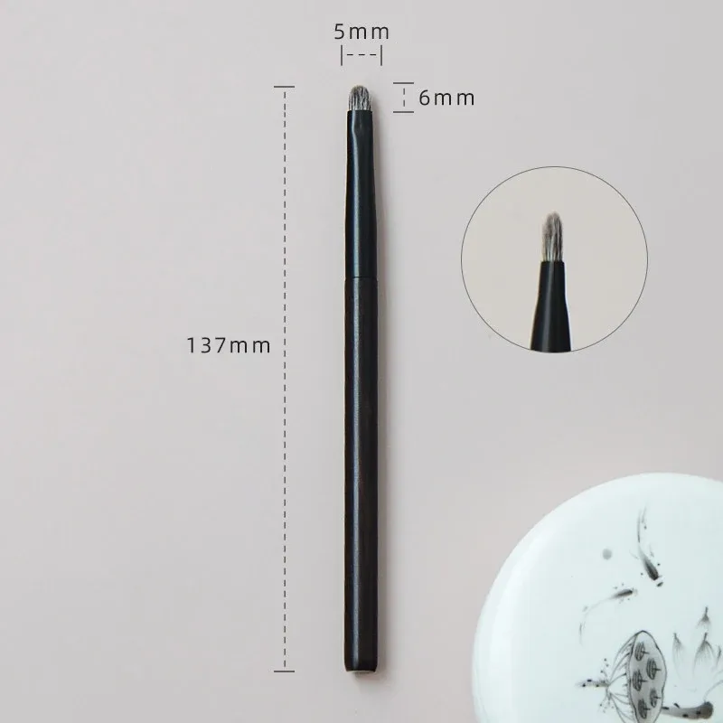 Lynx Hair Saibikoho Goat Hair Blue Squirrel Hair Powder Blush Highlighter Eye Shadow Brush Ebony Wood Handle Makeup Brushes