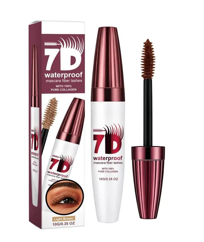 3 Color 7D Waterproof Mascara Long-Lasting & Buildable Volume Length Exquisitely Full Lashes Smudge-Proof Thickening Eye Makeup