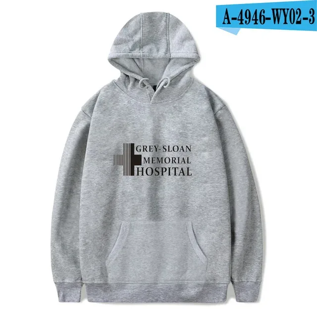 Harajuku Gray's Anatomy Tumblr Greys Anatomy printed Hoodies Sweatshirts Men/Women Comfortable Sweatshirt Adult/Child Pullovers