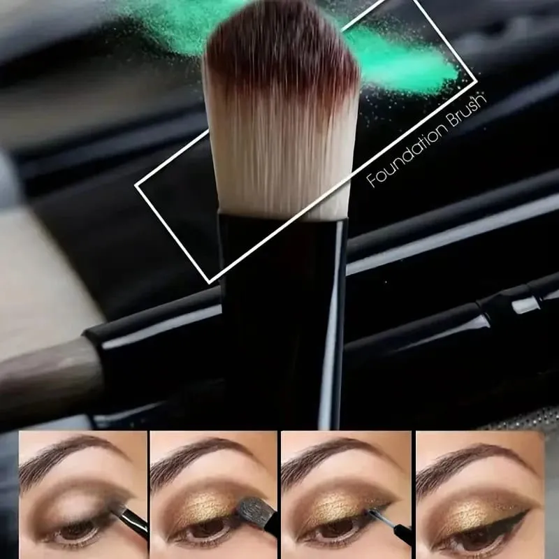 20Pcs Professional Makeup Brushes Set Soft Synthetic Hair Cosmetic Brush for Foundation Eyeshadow Eyebrow Eyeliner Blending Make