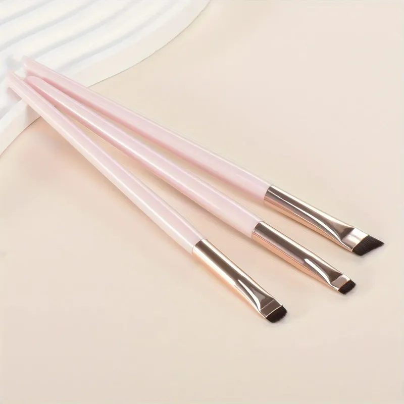 Flat Eyeliner Make up Brush Super Thin Angled Eyeliner Eyebrow Makeup Brushes Professional Exquisite Fine Eyebrow Makeup Tools