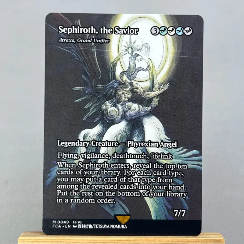 FIN FCA FIC HOLO14-Ⅰ02 Tcg Proxy Cards Vivi Ornitier Summon Bahamut Rhystic Study Y'shtola Night's Blessed