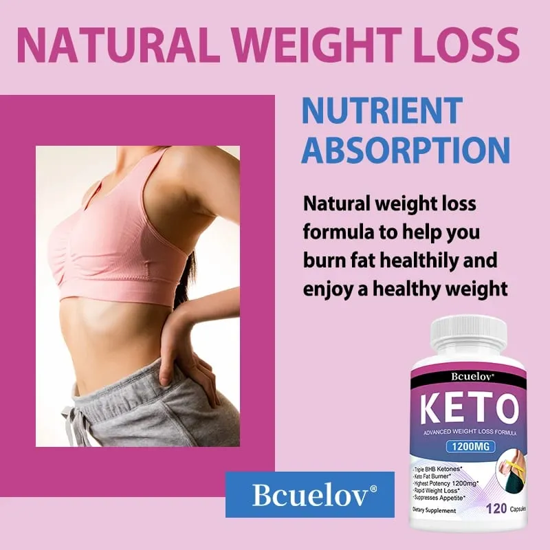 Advanced Keto Capsules Weight Management Metabolism Boost Appetite Control Energy Support Digestive Health Supplement