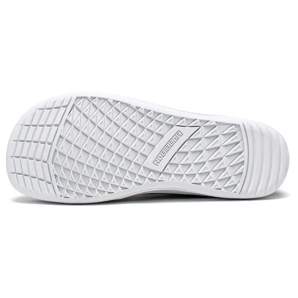 Mid-Top Barefoot Shoes Unisex Wide Toe Box Canvas Sneakes Zero Drop Lace Up Outdoor Walking Shoes