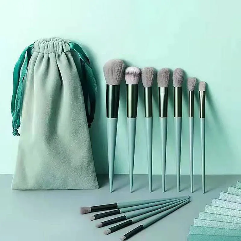 8/13PcsMakeup Brush Set Fluffy Professiona Cosmetic Foundation Powder Eyeshadow Kabuki Make Up Brush Beauty Tool Makeup.