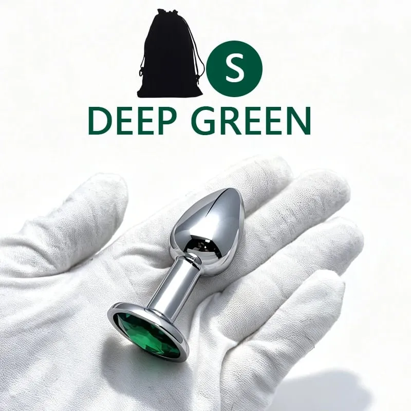 XS/S/M/L/XL Metal Anal Plug Butt Plug Sex Toy Butt Toy for Women Men Couples Adult Game Masturbator Anal Diamond Sex Toys