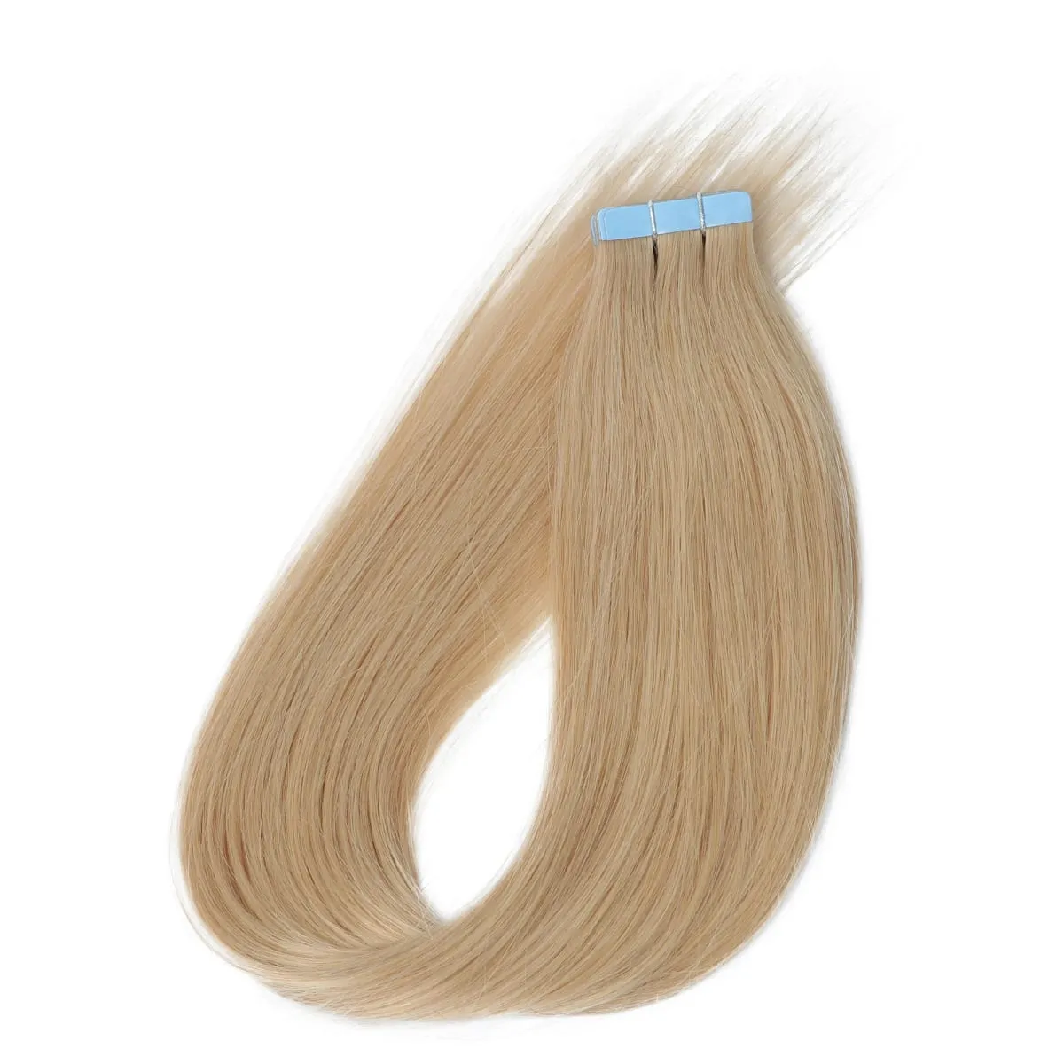 MRS Hair 4x0.8cm HAIR Tape in Hair Extensions Human Hair Natural Real Skin Weft Adhesive Tape Ins 20pcs