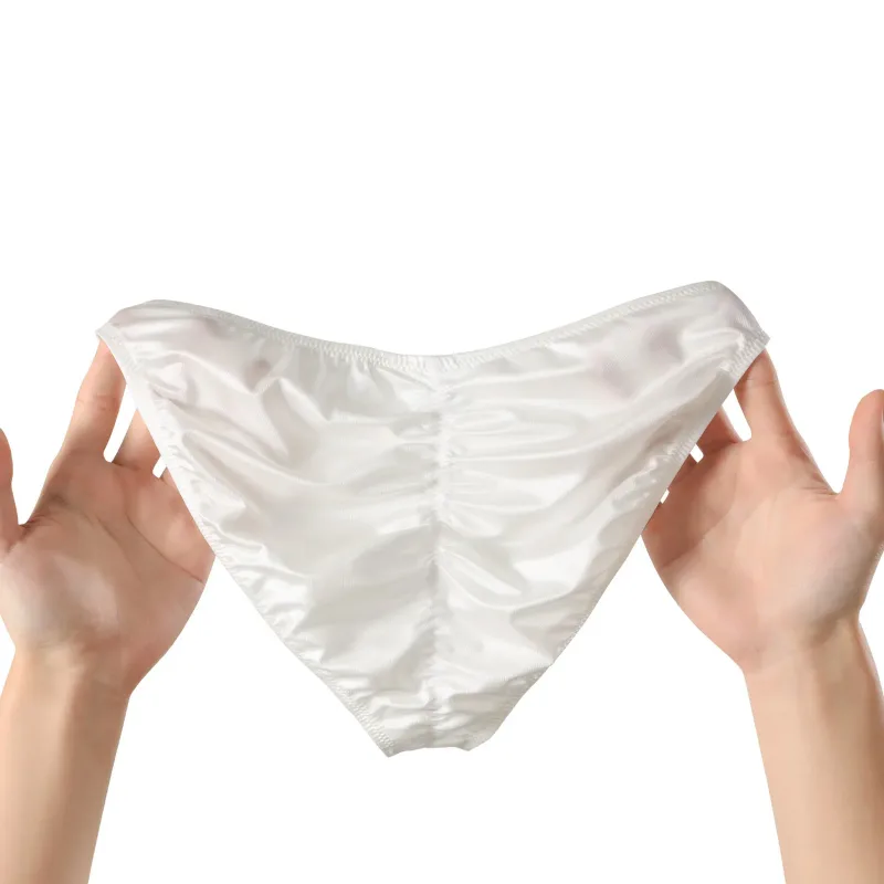Slip da palestra a vita bassa da uomo in raso liscio Intimo sportivo da allenamento Bodybuilding Ultra sottile Allenamento fitness ad asciugatura rapida Sollevamento dei glutei